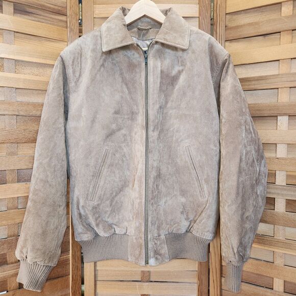 NWT Bradford Exchange Brown Leather Suede American Indian Inspired Coat Jacket M - Picture 2 of 9